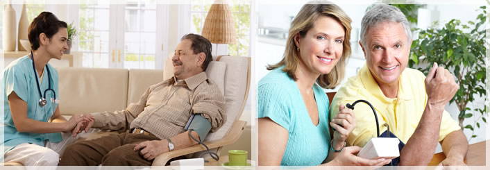 caregiver and seniors