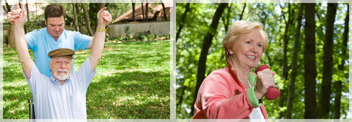 caregiver and seniors